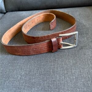 Men's Brown Leather Belt